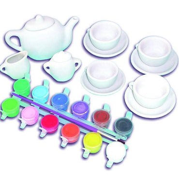 Create Your Own 13 Pcs Tea Set Toys & Baby