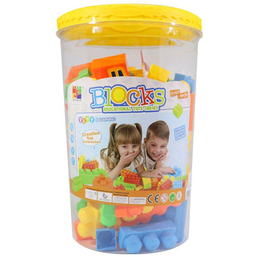 Blocks Happy Time Set ( 127 Pcs) Yellow Toys & Baby