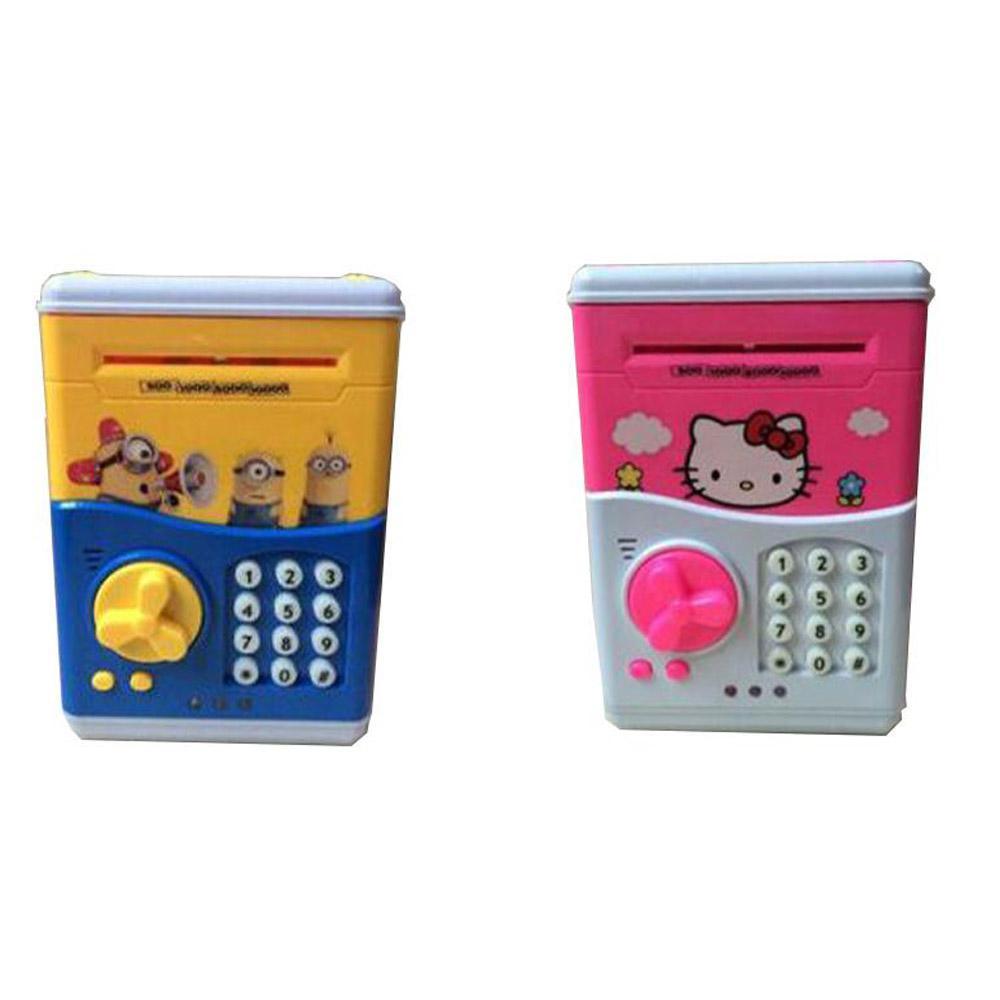 Money Safe Smart Electronic Lock Piggy Bank for Coin - ATM.