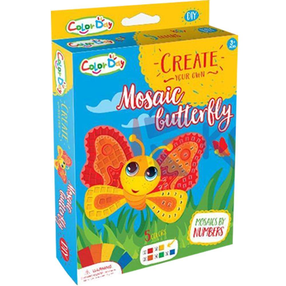 Create Your Own Mosaic Butterfly-Dino.