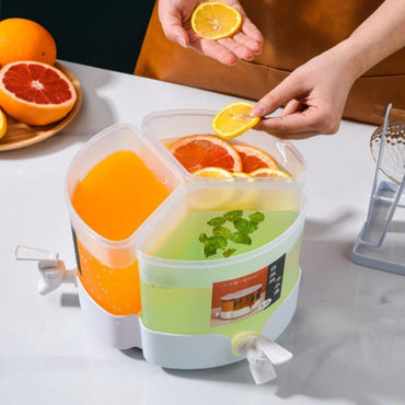 3 compartment kitchen juice jug with detachable swivel tap - Karout Online -Karout Online Shopping In lebanon - Karout Express Delivery 