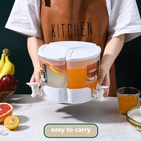 3 compartment kitchen juice jug with detachable swivel tap - Karout Online -Karout Online Shopping In lebanon - Karout Express Delivery 