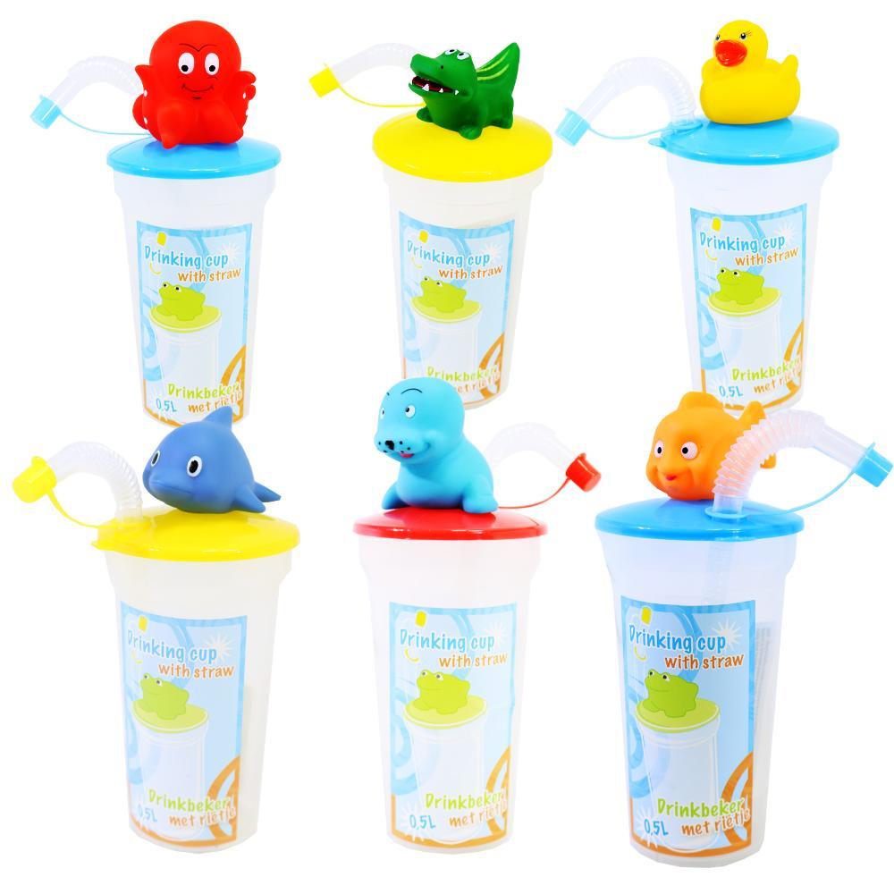 Kids Drink Cup With Straw.