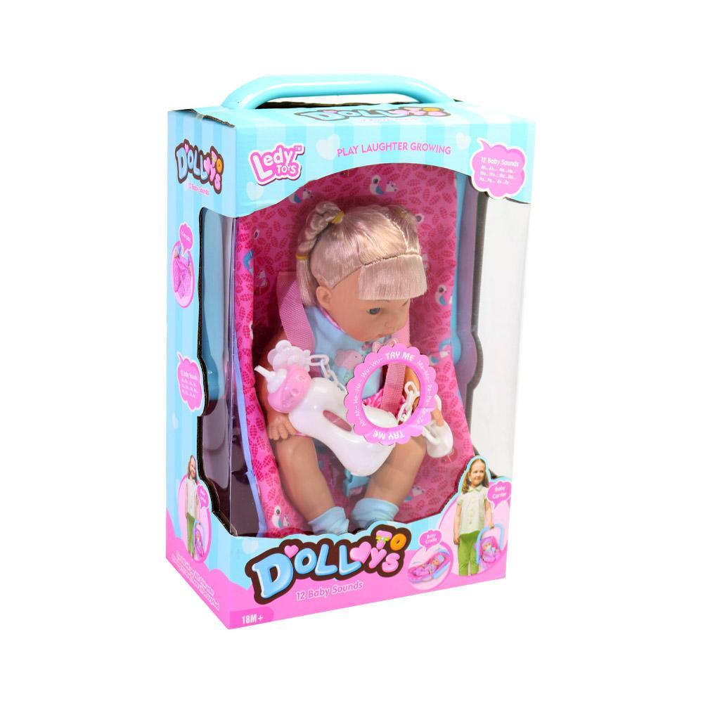 Baby Doll With Cradle.