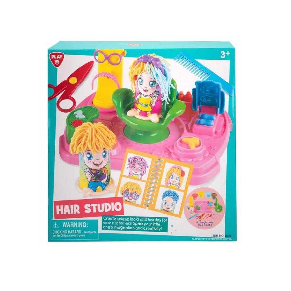 Play Go Dough Hair Studio Set - Karout Online -Karout Online Shopping In lebanon - Karout Express Delivery 
