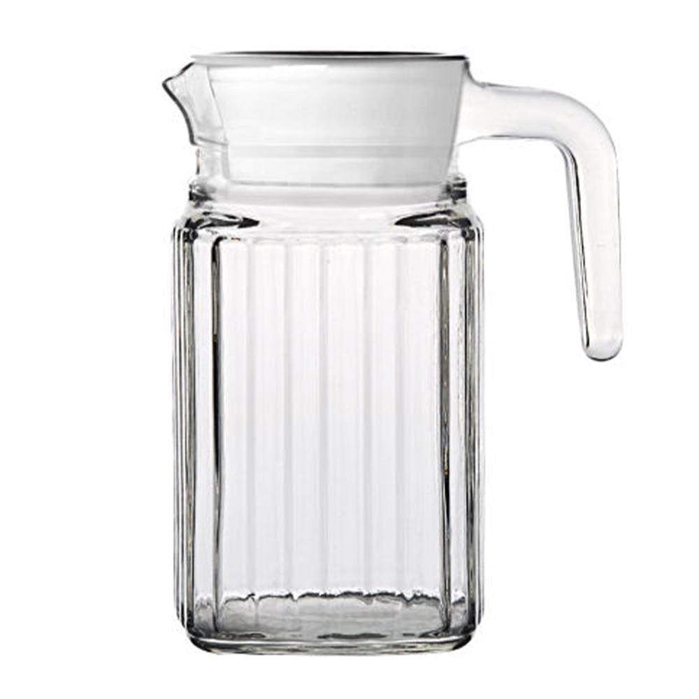 Square Glass Jug With Lid Juice / N-152/ K-389/41663 Home & Kitchen