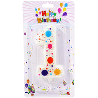 Birthday- Big Dotted Numbers Candle / P-370 - Karout Online -Karout Online Shopping In lebanon - Karout Express Delivery 