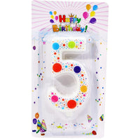 Birthday- Big Dotted Numbers Candle / P-370 - Karout Online -Karout Online Shopping In lebanon - Karout Express Delivery 