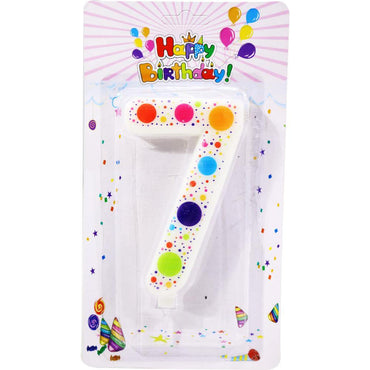 Birthday- Big Dotted Numbers Candle / P-370 - Karout Online -Karout Online Shopping In lebanon - Karout Express Delivery 