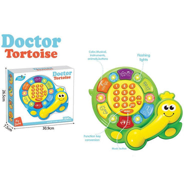 Doctor Tortoise With Light And Sound Blue Toys & Baby