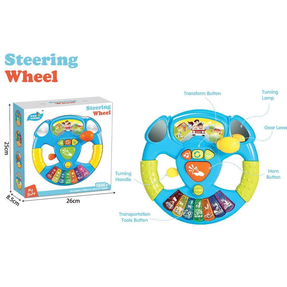 Steering Wheel With Light And Sound