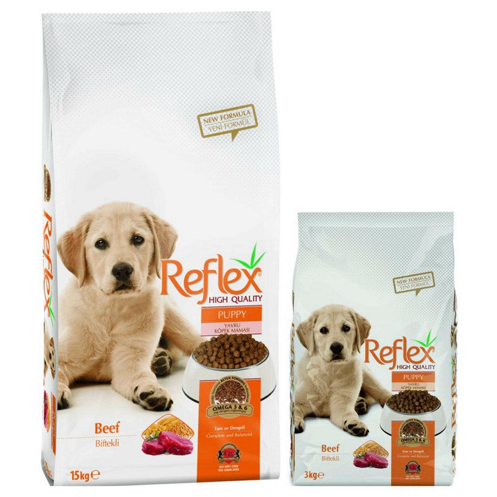 Reflex Dog Puppy Beef 15 kg - Karout Online -Karout Online Shopping In lebanon - Karout Express Delivery 