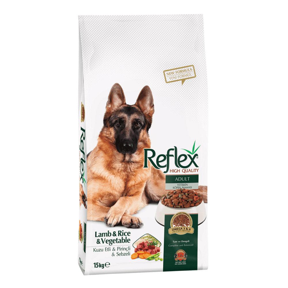 Reflex Adult Dog Food Lamb, Rice & Vegetable 15 Kg - Karout Online -Karout Online Shopping In lebanon - Karout Express Delivery 