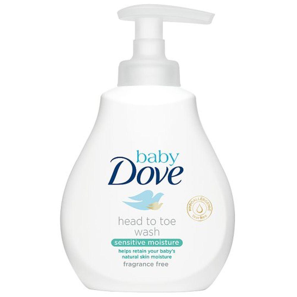Baby Dove Sensitive Moisture Fragrance Free Head To Toe Wash 200ml.