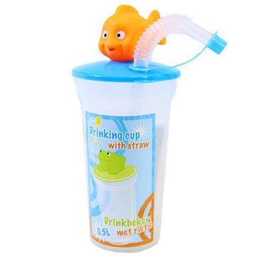 Kids Drink Cup With Straw / Q-360 - Karout Online -Karout Online Shopping In lebanon - Karout Express Delivery 