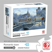 Romantic Town 1000 pcs Puzzle.