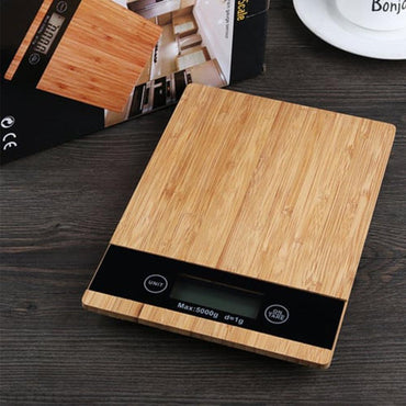 Wooden Kitchen Scale - Karout Online -Karout Online Shopping In lebanon - Karout Express Delivery 