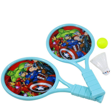 Plastic Kids Character Racket Set Avengers / Blue Toys & Baby