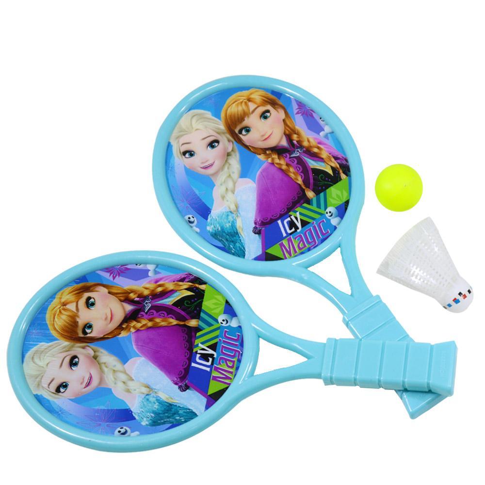 Plastic Kids Character Racket Set Frozen / Blue Toys & Baby