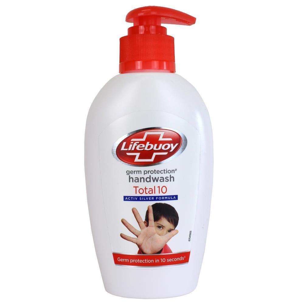 Lifebuoy Germ Protection Total 10 Hand wash 190 mL.