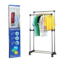 Double Pole Clothes-Rack - Karout Online -Karout Online Shopping In lebanon - Karout Express Delivery 