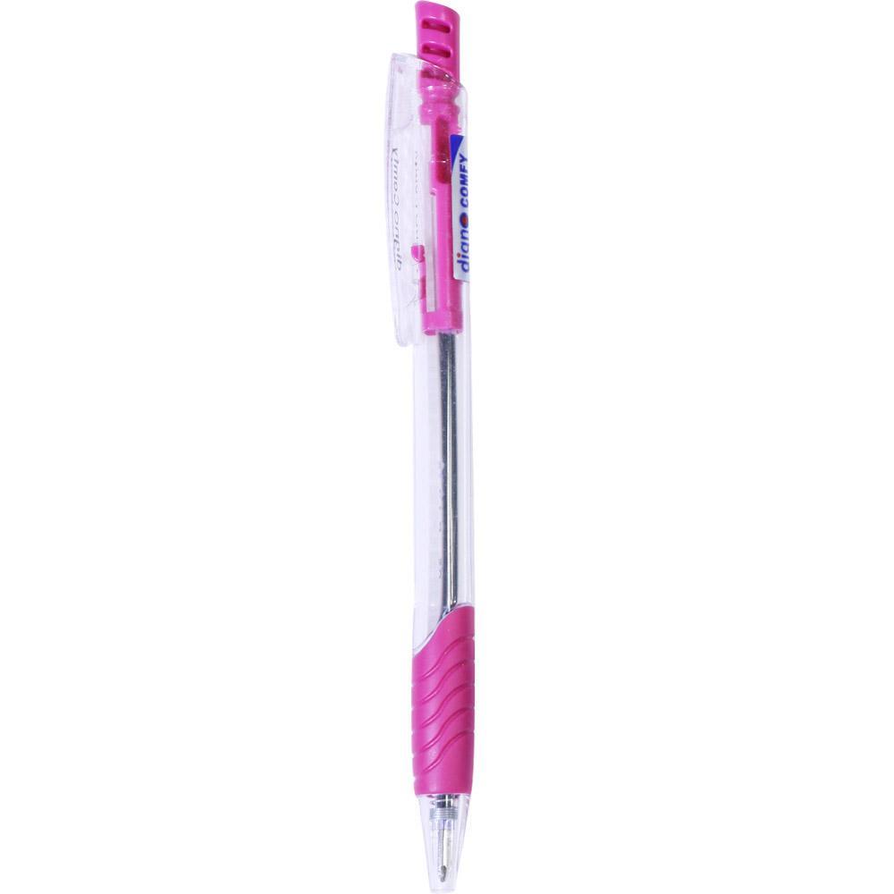 Digno Comfy Click Mechanism Pink / Blue Writing Stationery