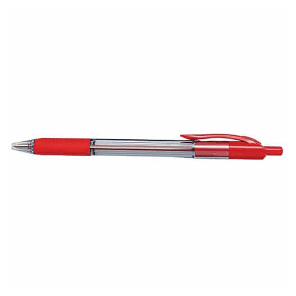 Bic Cello Comfort Ballpoint Pen 0.7mm / Red - Karout Online -Karout Online Shopping In lebanon - Karout Express Delivery 