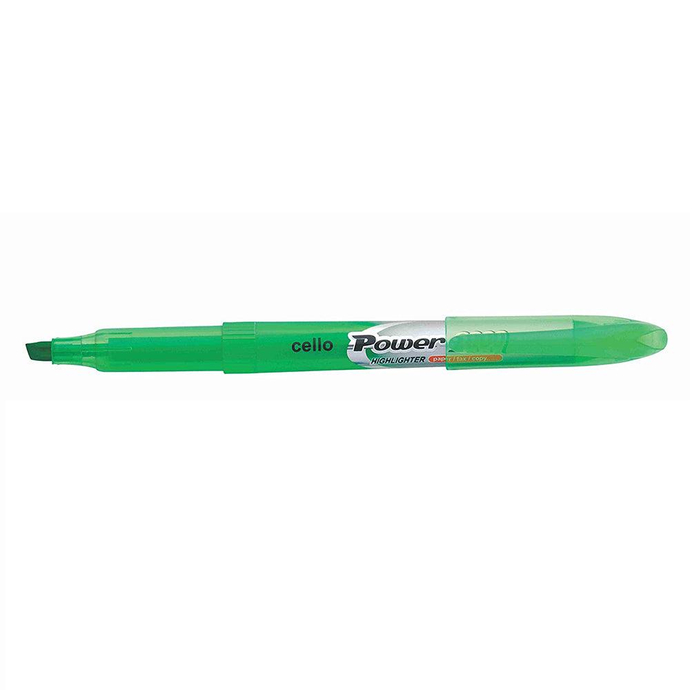 Bic Cello Power Highlighter / Green - Karout Online -Karout Online Shopping In lebanon - Karout Express Delivery 