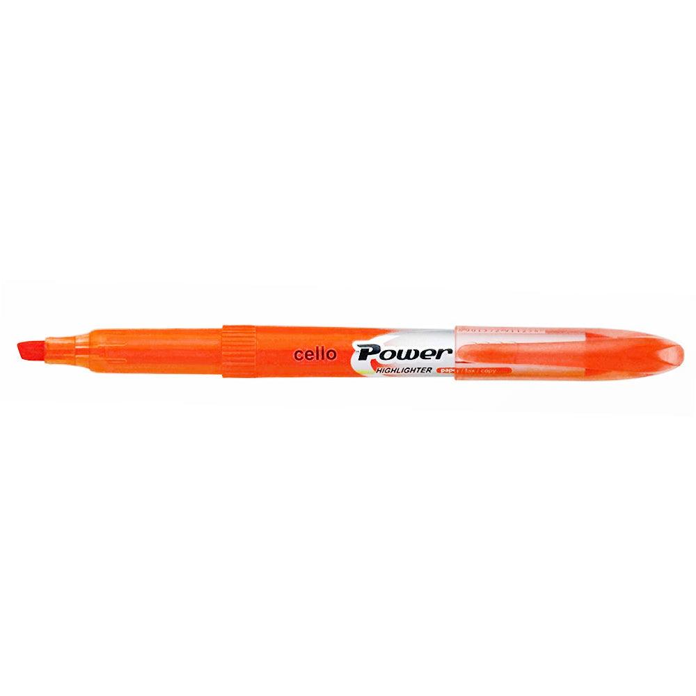 Bic Cello Power Highlighter / Orange - Karout Online -Karout Online Shopping In lebanon - Karout Express Delivery 