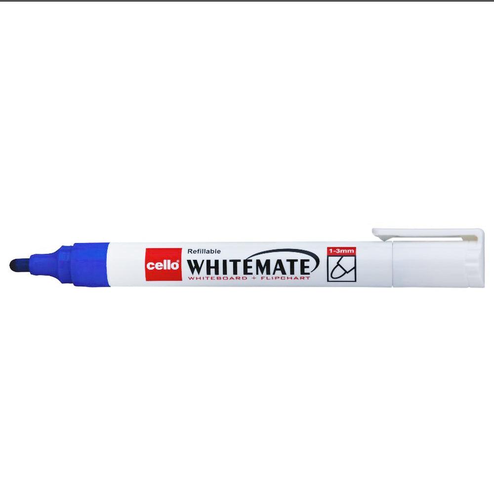 Bic Cello Refillable Whitemate White Board Marker / Blue - Karout Online -Karout Online Shopping In lebanon - Karout Express Delivery 