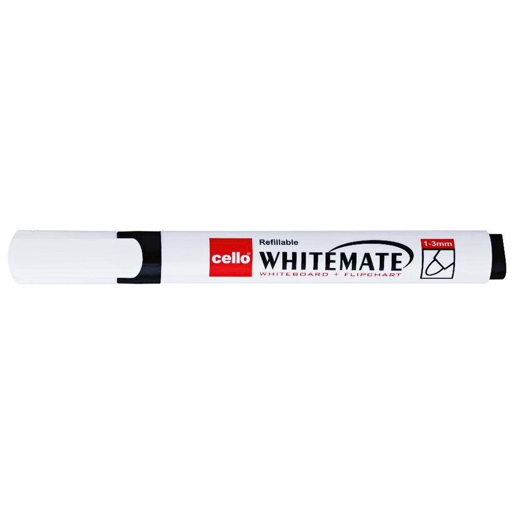 Bic Cello Refillable Whitemate White Board Marker / Black - Karout Online -Karout Online Shopping In lebanon - Karout Express Delivery 