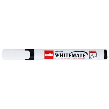 Bic Cello Refillable Whitemate White Board Marker / Black - Karout Online -Karout Online Shopping In lebanon - Karout Express Delivery 