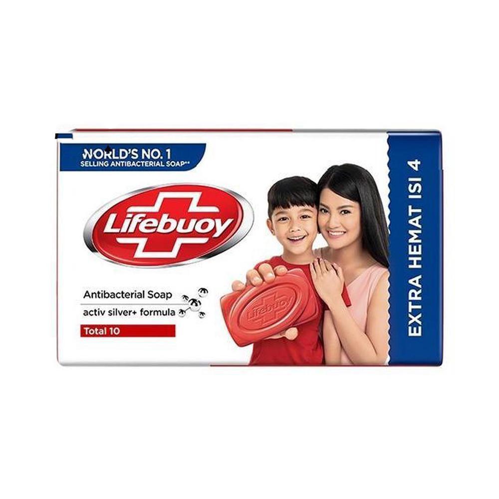 Lifebuoy Antibacterial Soap Red Total 10 110 Gram.