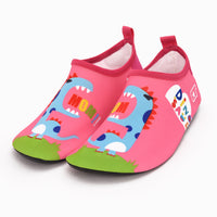 Kids Slippers Quick Dry Kids Water Swimming Shoes with Heel Child Water Socks Cartoon