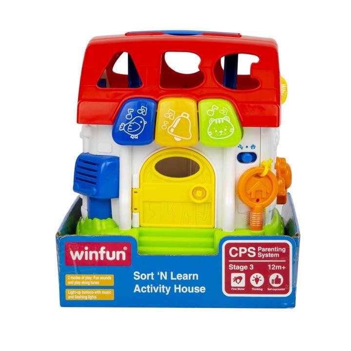 Win Fun Sort N Learn Activity House - Karout Online -Karout Online Shopping In lebanon - Karout Express Delivery 