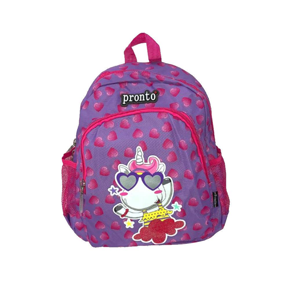 Pronto 16 Inch Unicorn Heart School Bag - Karout Online -Karout Online Shopping In lebanon - Karout Express Delivery 