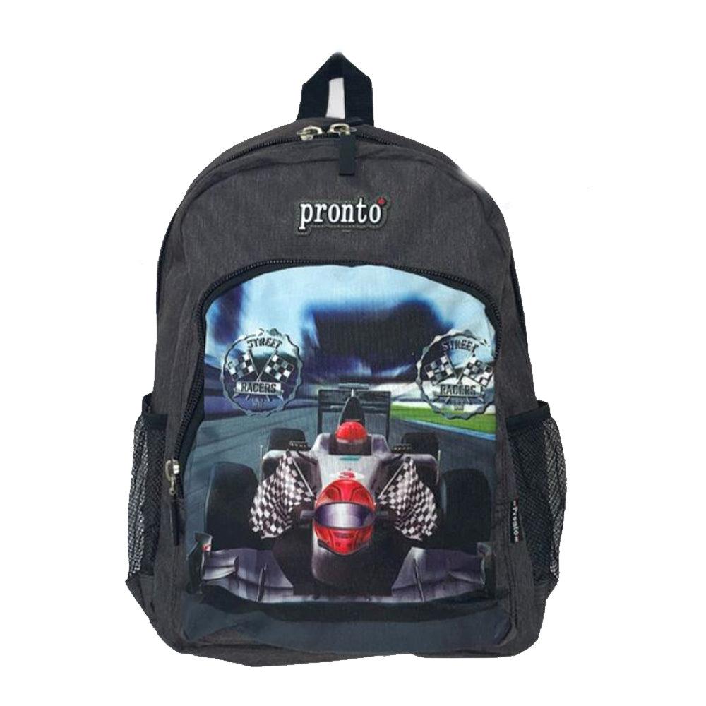 Pronto 16 Inch Street Racers School Bag - Karout Online -Karout Online Shopping In lebanon - Karout Express Delivery 