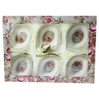 Small Oval Bowl Set (6 Pcs) / PXM2536 - Karout Online -Karout Online Shopping In lebanon - Karout Express Delivery 