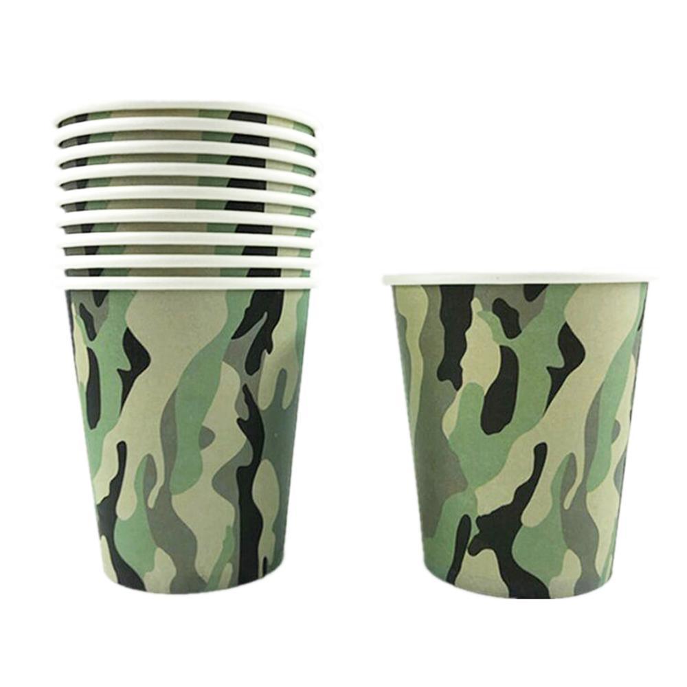 Party Cup - Paper Army 6Pcs N-86 Birthday & Party Supplies
