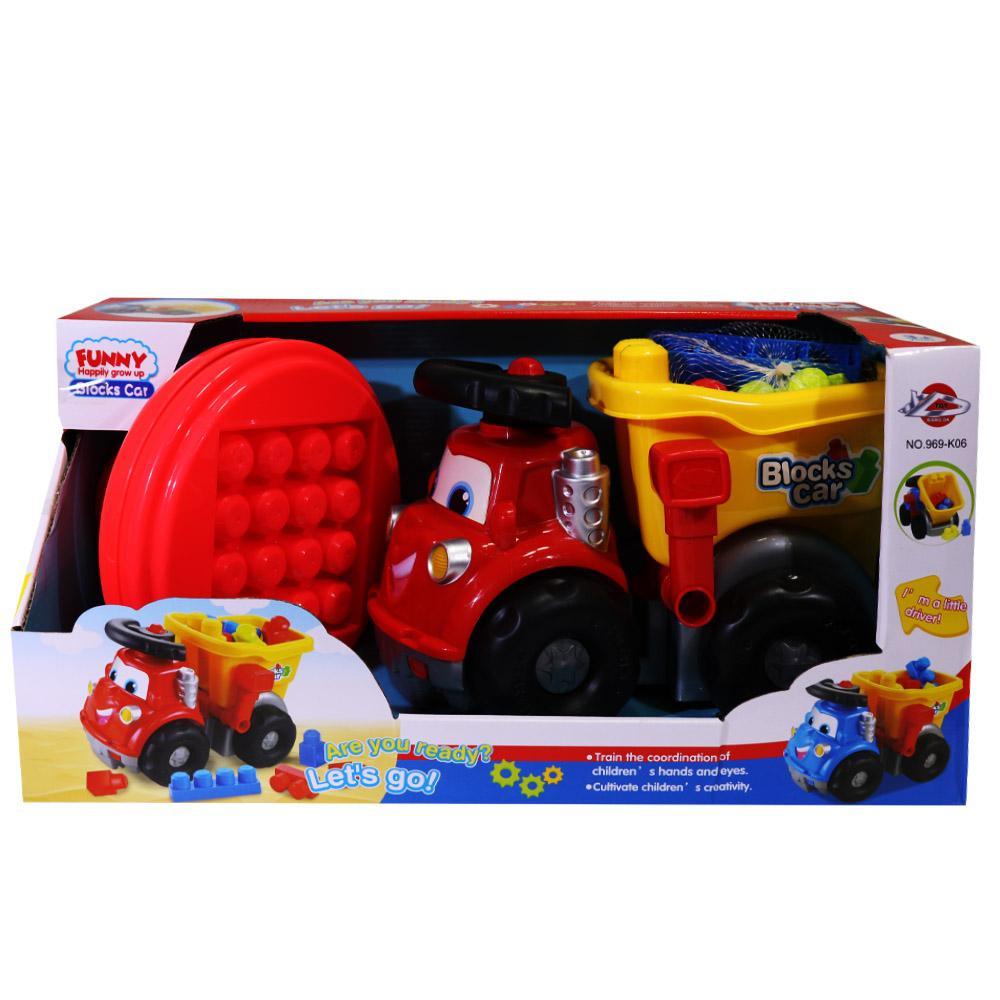 Blocks Car Red Toys & Baby