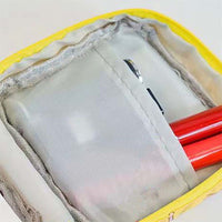 (net) Nylon Sanitary Napkin Storage Bags Sanitary Napkin Period Bag Zipper School Pouch for Teen Girls Women