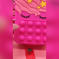Pop It Fidget Bag Squishy Sensory Pop Bags for Women Backpack Purse
