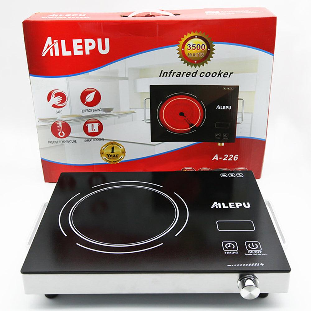 Shop Online Ailepu Infrared Cooker Electric Single Plate 3500 W - Karout Online Shopping In lebanon