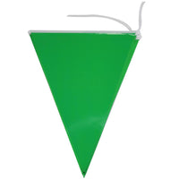 Happy Birthday Colored Flag Banner (10 Pcs) / E-107 Green Birthday & Party Supplies