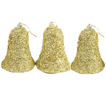 Christmas Tree Decoration Bell Set Of 3 Pcs