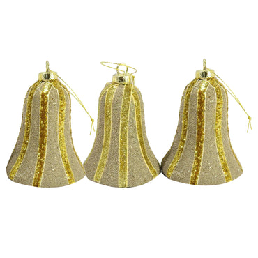 Christmas Bell Tree Decoration Set Of 3 Pcs