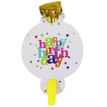 Happy Birthday - Blowouts ( 6 Pcs) Ab-55 Birthday & Party Supplies