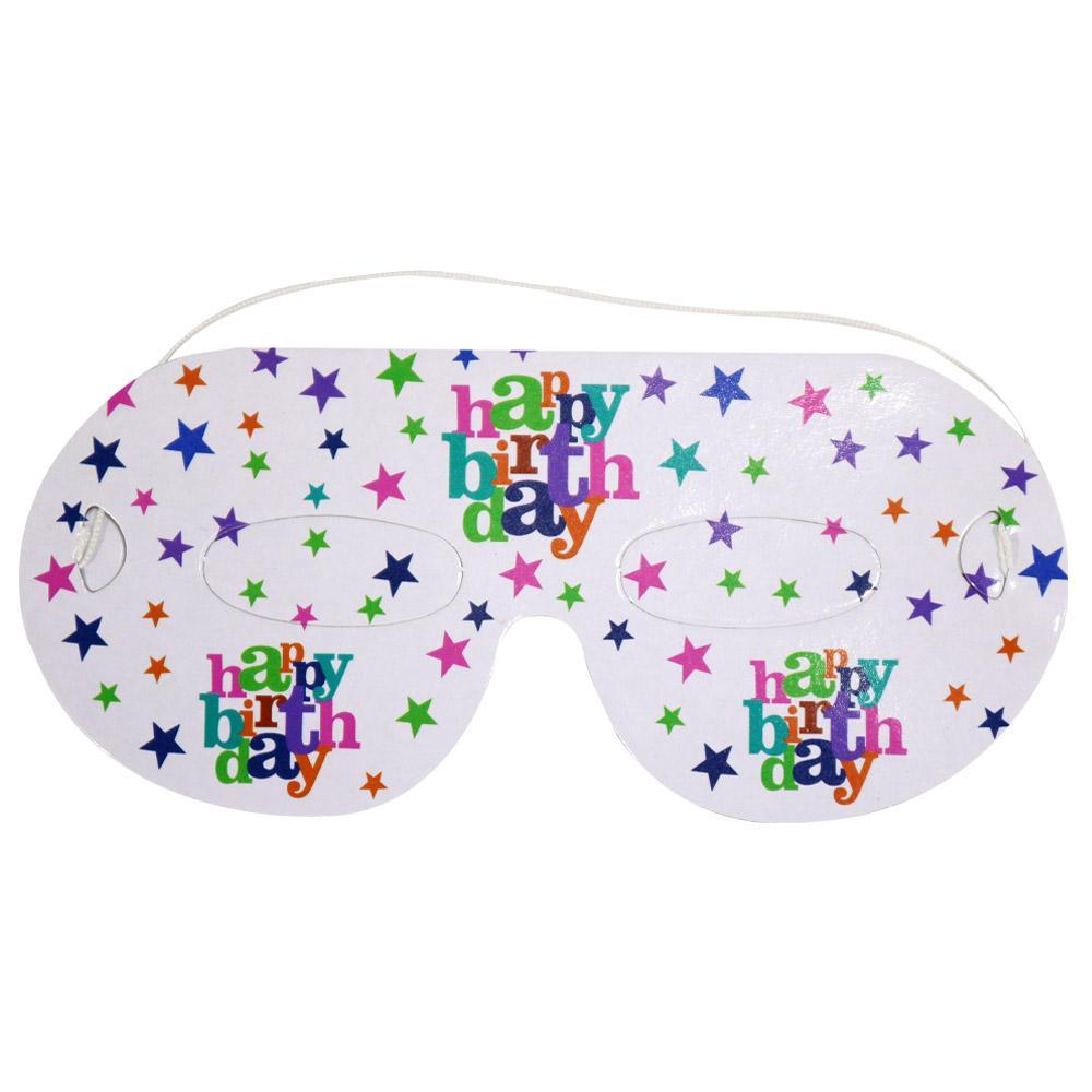 Party Favor - Happy Birthday Paper Mask Ab-82 Birthday & Party Supplies