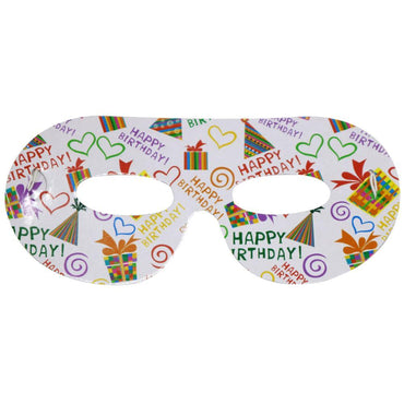 Happy Birthday Mask ( 10 Pcs) / Ab-84 Birthday & Party Supplies