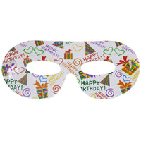 Happy Birthday Mask ( 10 Pcs) / Ab-84 Birthday & Party Supplies